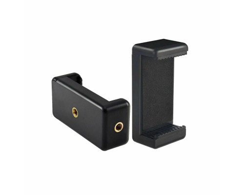 Держатель для телефона, крепление для смартфона на штатив с резьбой 1/4", в комплекте 2 шт.