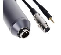 Микрофон BM-800 конденсаторный с USB адаптером, серебристый