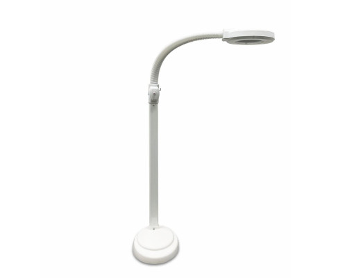 Лампа лупа косметологическая светодиодная на стойке с утяжелённым основанием, напольная
