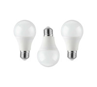 Комплект светодиодных лампочек 4000K, 11Вт, дневной белый свет с цоколем Е27, 3 шт