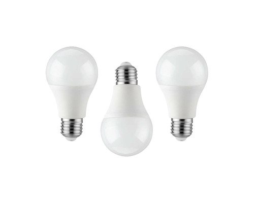 Комплект светодиодных лампочек 4000K, 11Вт, дневной белый свет с цоколем Е27, 3 шт
