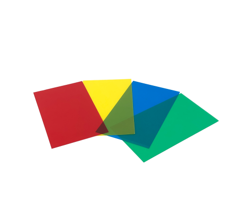 Цветные фильтры для осветителей, студийного света, 4 цвета