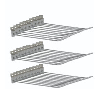 Крючок для торговой панели, нержавеющая сталь 20 см, диаметр 3 мм, 30 шт