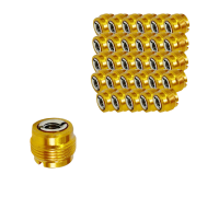 Переходник для микрофонной стойки, штатива с винтовым креплением, резьба 1/4(F)-5/8(M), 30 шт