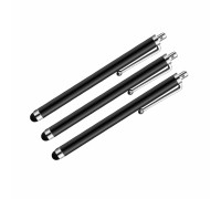 Универсальный стилус для рисования, для телефона, смартфона, планшета, черный, в комплекте 3 шт.