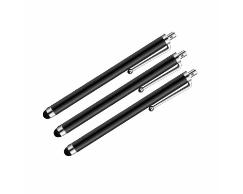 Универсальный стилус для рисования, для телефона, смартфона, планшета, черный, в комплекте 3 шт.