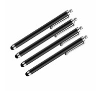 Универсальный стилус для рисования, для телефона, смартфона, планшета, черный, в комплекте 4 шт.