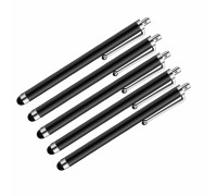 Универсальный стилус для рисования, для телефона, смартфона, планшета, черный, в комплекте 5 шт.