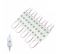 Cветодиодная подсветка SMD-10 с регулировкой яркости, лента из 10 модулей, 30 светодиодов