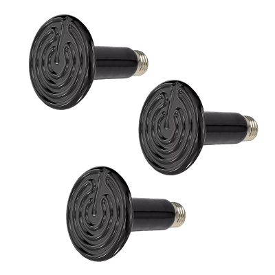 Нагревательные лампы для террариума или аквариума, керамические, 50W, 3шт