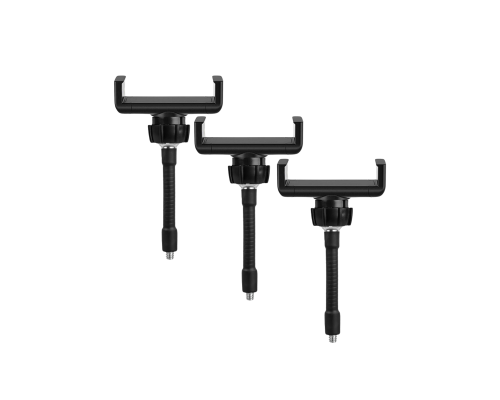 Гибкий держатель телефона для кольцевой лампы, с внешней резьбой 1/4, 3 шт