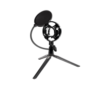 Настольная стойка трипод NK-121 для микрофона с держателем паук и поп-фильтром 