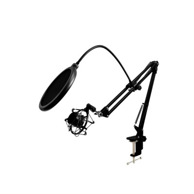 Настольная стойка пантограф NB-31 для микрофона с металлическим пауком и поп-фильтром