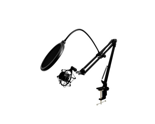 Настольная стойка пантограф NB-31 для микрофона с металлическим пауком и поп-фильтром