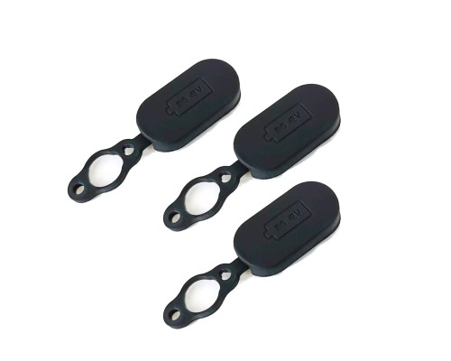 Крышка заглушка для зарядки электросамоката, черная, магнитная, 3 шт