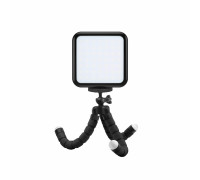 Светодиодный осветитель CL-100FLX-01 на батарейках на штативе треноге с гибкими ножками