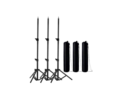 Напольная стойка JBH, резьба 1/4, высота 190 см, с широкой сумкой для переноски, 3 шт