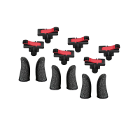 Триггеры D9 и игровые сенсорные напальчники для игры в PUBG и другие игры на телефоне, по 3 пары