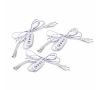 Таймер для фитолампы на кабеле с вилкой, тройнoй рaзъем C5, 1.95 м, 3 шт