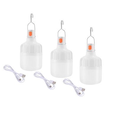 Переносная аккумуляторная лампа 20W для автомобиля гаражная, 3 шт