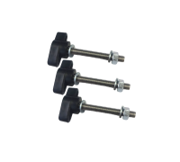 Крепежный винт барашек M4x30 с гайкой и шайбами, 3 шт