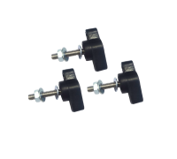 Крепежный винт барашек М5x20 с гайкой и шайбами, 3 шт