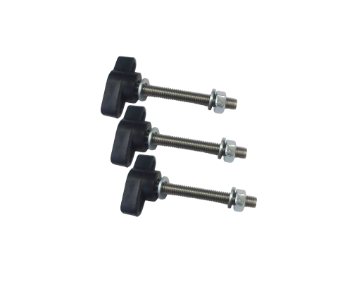 Крепежный винт барашек M5x40 с гайкой и шайбами, 3 шт