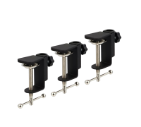 Струбцина настольная для пантографа, черная, 3 шт