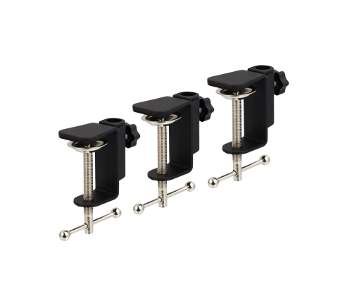 Струбцина настольная для пантографа, черная, 3 шт