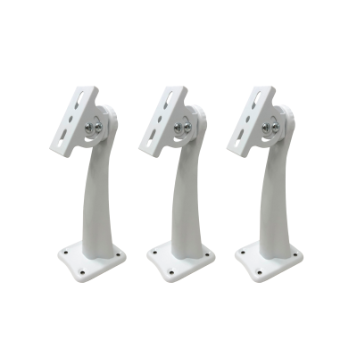 Настенный кронштейн металл крепление для камеры видеонаблюдения, белый, 3 шт