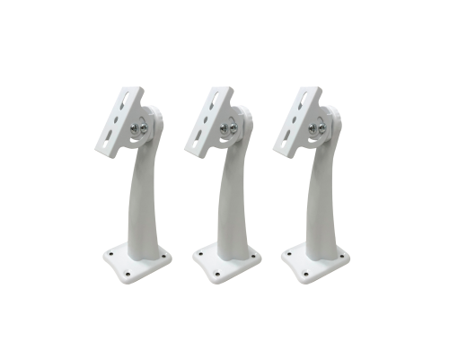 Настенный кронштейн металл крепление для камеры видеонаблюдения, белый, 3 шт