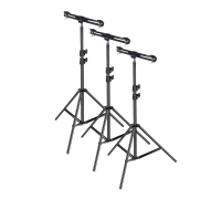 Комплект из 3 штативов JBH-PRJ-PL3V для строительных прожекторов общим весом до 1.5 кг