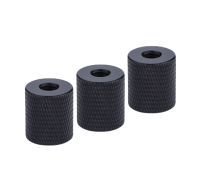 Переходник с резьбой 1/4"(F)-М5, черный, 3 шт