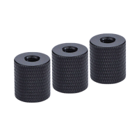 Переходник с 1/4"(F) на внутреннюю резьбу М6, черный, 3 шт