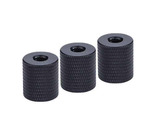 Переходник с 1/4"(F) на внутреннюю резьбу М6, черный, 3 шт