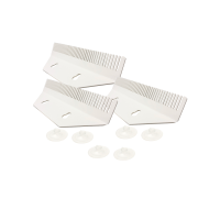 Держатель прядей для наращивания волос на присосках, маленький, белый, 3 шт