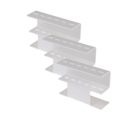 Подставка органайзер для 6 пинцетов для наращивания ресниц, цвет белый, 3 шт