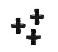 Переходник с 1/4(M) на внешнюю резьбу M6, чёрный, 3 шт