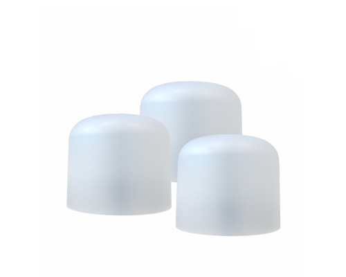 Подставка для шапки, пластиковая, белая, 3 шт