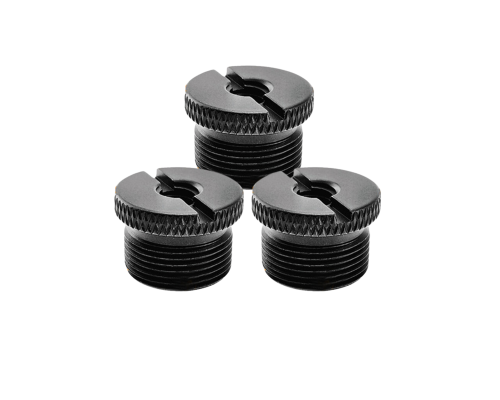 Переходник металлический черный, резьба 5/8(M)-1/4(F), 3 шт