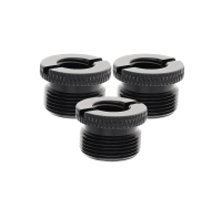 Переходник металлический черный, резьба 5/8(M)-3/8(F), 3 шт