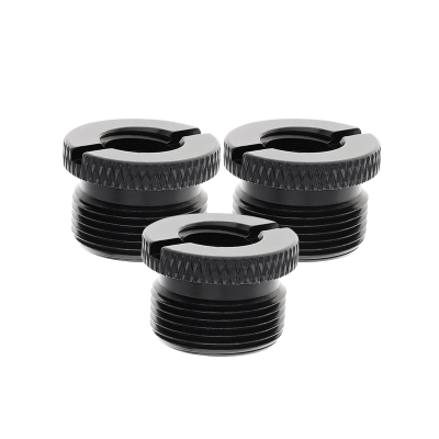 Переходник металлический черный, резьба 5/8(M)-3/8(F), 3 шт