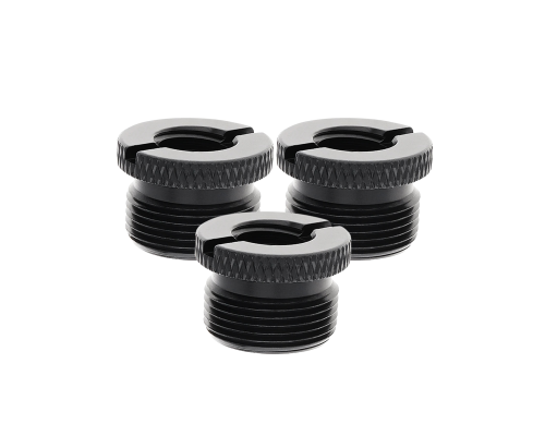 Переходник металлический черный, резьба 5/8(M)-3/8(F), 3 шт