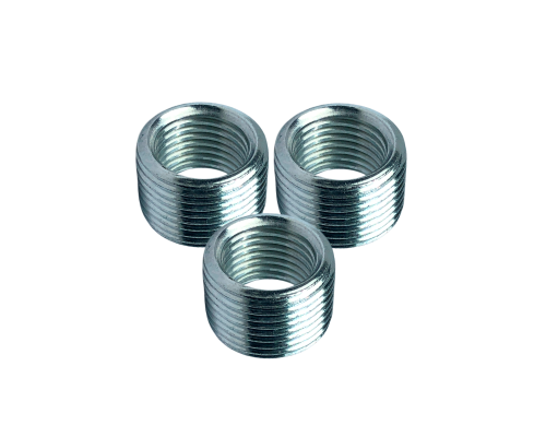 Резьбовая гайка переходник с внешней резьбой М14 и внутренней резьбой М10, высота 10 мм, 3 шт