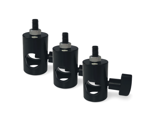 Быстросъемный штативный адаптер на стойку до 16 мм, металл резьба 1/4, 3 шт