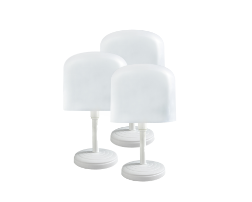 Подставка для головного убора, шапок, настольная стойка HAT-CXP-050W, цвет белый, 3 шт