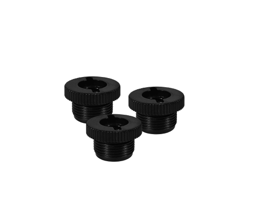 Переходник пластиковый для держателя микрофона, резьба 3/8 (мама) - 5/8 (папа), 3 шт