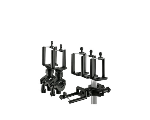 Крепление телефона для вертикальной съемки на штатив 10-20 мм с запасным держателем, 3 комплекта