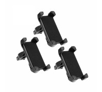 Держатель для телефона на велосипед Bike Holder Y11-2F, крепление на руль, размер до 9.5х18.5 см, 3 шт