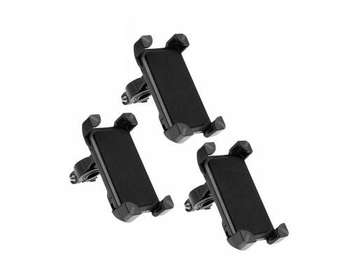 Держатель для телефона на велосипед Bike Holder Y11-2F, крепление на руль, размер до 9.5х18.5 см, 3 шт